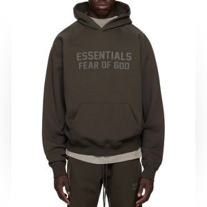 ESSENTIALS Gray Raglan Hoodie